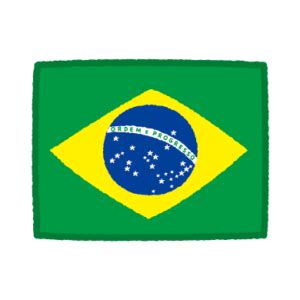国旗のイラスト（ブラジル） | イラストくん