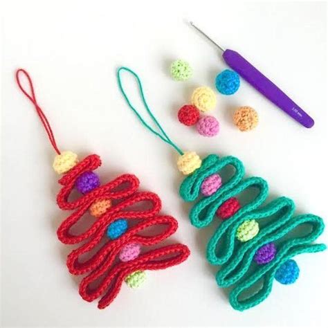 ribbon christmas tree crochet pattern by michelle robinson lovecrafts crochet ornament
