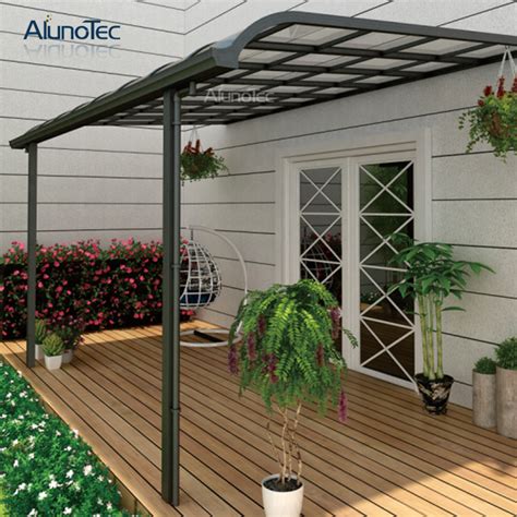 Customized Garden Metal Polycarbonate Patio Canopy Awning For
