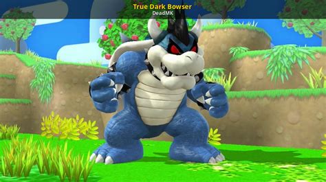 True Dark Bowser Super Smash Bros Wii U Skin Mods
