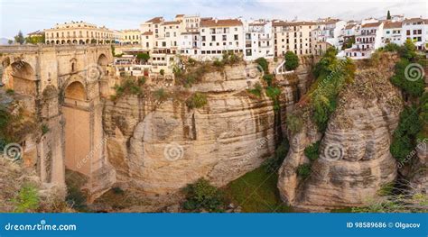 Puente Nuevo New Bridge In Ronda Spain Stock Photo Image Of