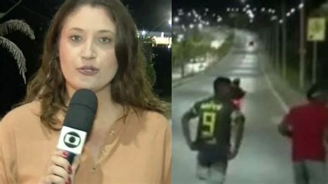 Homem mostra partes íntimas em transmissão da Globo e repórter reage assista