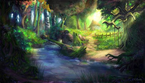 Elven Forest 4 By Jkroots On Deviantart