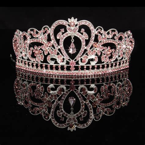 Luxury Women Girls Crystal Rhinestone Wedding Tiara Crown Prom Pageant Princess Crowns Bridal