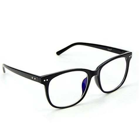 j s vision blue light shield computer reading gaming glasses 0 0 magnification anti blue