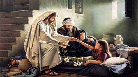 Jesus Raises Jairuss Daughter From The Dead
