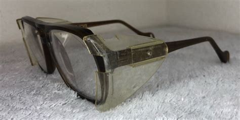 Titmus Z87 5 1 2 Cs 75 Brown Safety Glasses Vintage W Gem