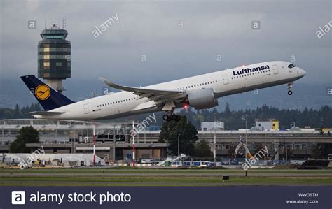 Richmond British Columbia Canada 15th Sep 2019 A Lufthansa Airbus