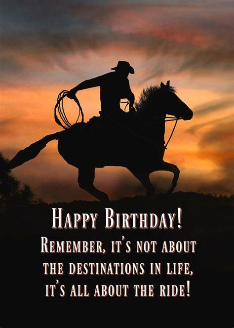 Free Printable Western Birthday Card For Men Free Printable Download