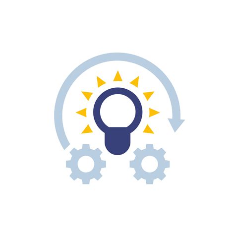Implementation Idea Execution Icon On White 2238005 Vector Art At Vecteezy