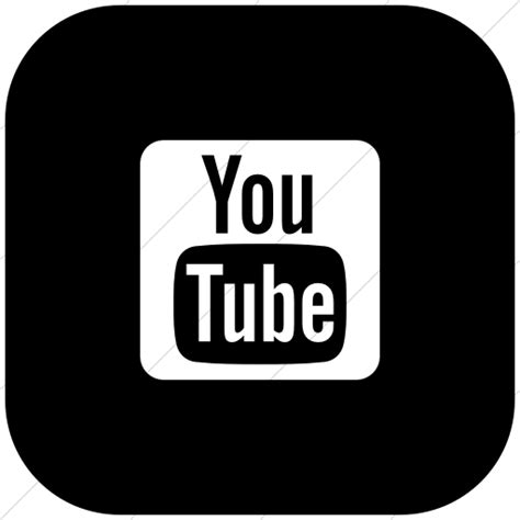 White Old Youtube Logo Png Square Pnggrid Images