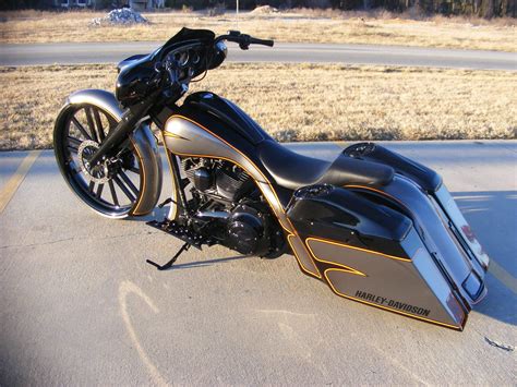 Custom Harley Davidson Baggers For Sale 57999 Down And Out Bagger