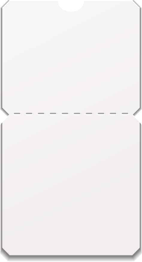 Blank Ticket Template 11834999 Png