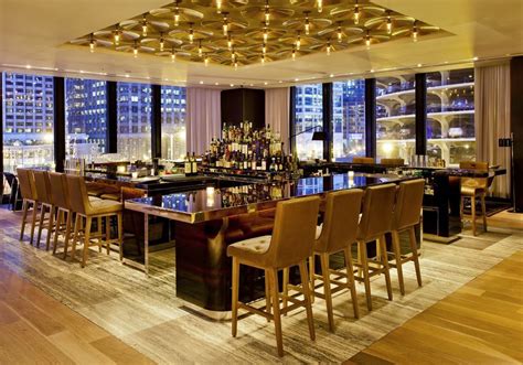 Travelle Restaurant And Lounge At The Langham Chicago Designed By