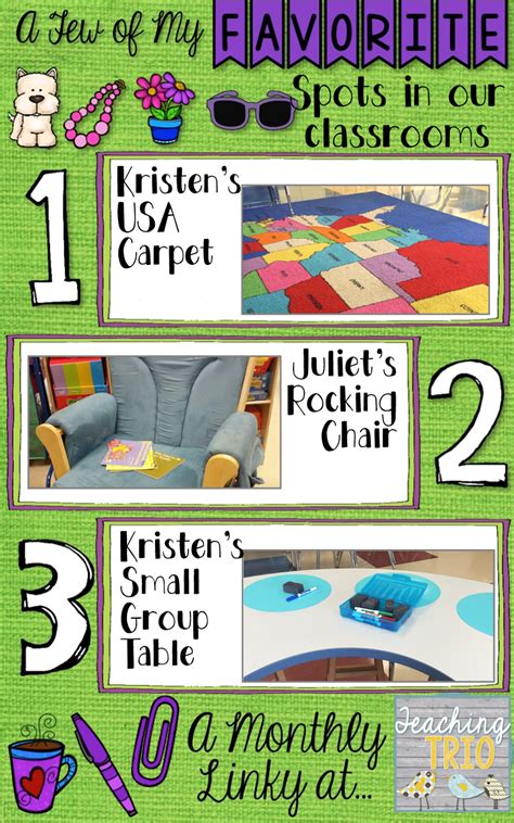 Teaching Trio Favorite Spots In Our Classroom