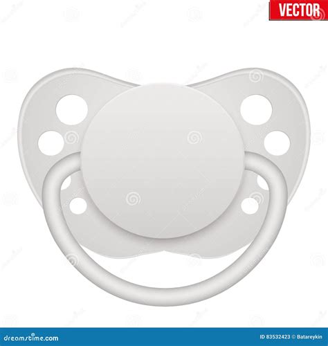 Baby Pacifier Vector Stock Vector Illustration Of Nipple 83532423