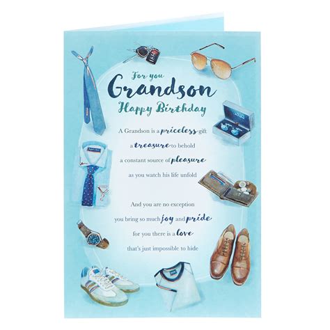 Buy Birthday Card For You Grandson For Gbp 099 Card Factory Uk