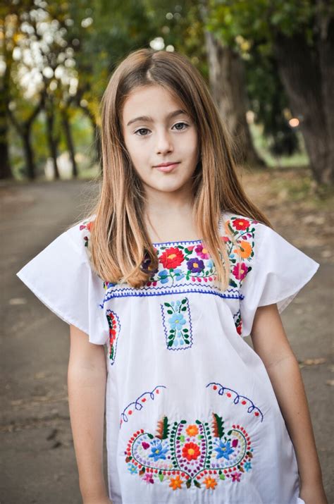Girl Mexican Dress Etsy