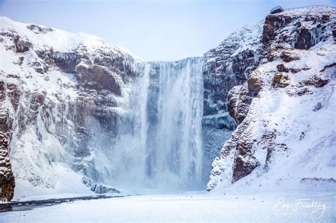 Skógafoss Winter Iceland Island Memories Travel Nature Landscape