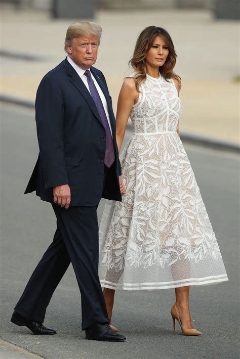 Fashion Notes Melania Trump S 15 Hottest White Looks For Labor Day Dresses Lace Dress Fashion