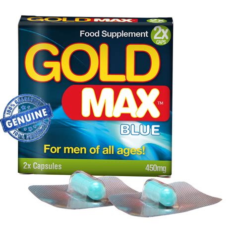 Gold Max Blue Capsules For Men Was Developed To Boost Your Libido