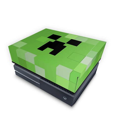 Xbox One Fat Capa Anti Poeira Creeper Minecraft Pop Arte Skins