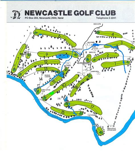 Newcastle Golf Club Newcastle South Africa Albrecht Golf Guide