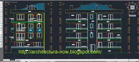 Residential Building Project Autocad Dwg Building Project Archi New