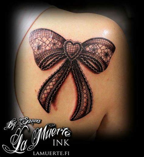 Pin By Cindi Breay On Tattoos Bow Tattoo Designs Lace Bow Tattoos