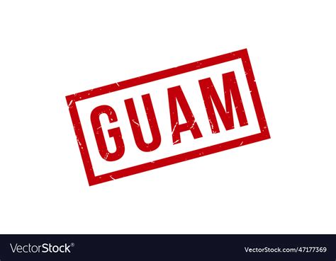 Guam Rubber Stamp Seal Royalty Free Vector Image