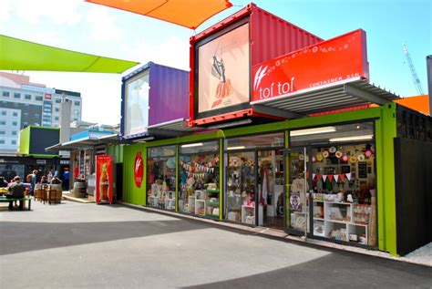Restart Mall Made From Shipping Containers In Christchurch Container