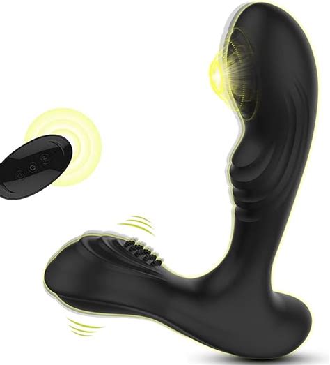 prostate massager anal vibrator toy for male prostate health with 12 tapping motions