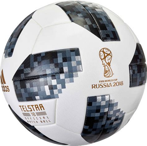 Adidas Telstar 18 World Cup Match Ball White And Silver