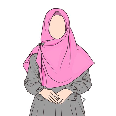 Kartunmuslimah Muslimah Muslim Girls Muslim Couples Muslim Images Acrylic Letters Hijab