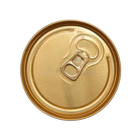 Beer Can Top View Stock Photo Image Of Metallic White 36942546