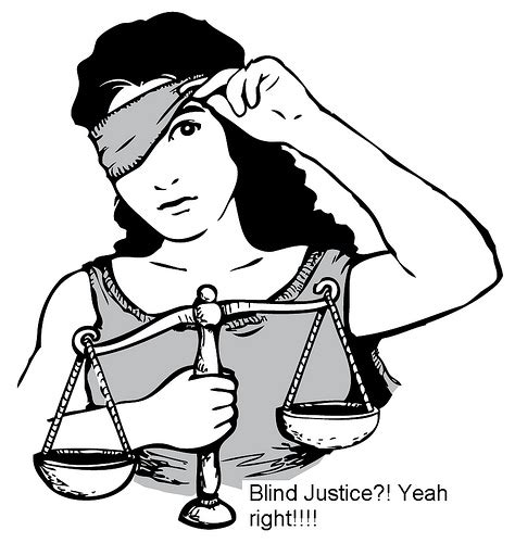 Picture Of Blind Justice