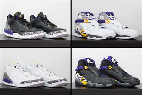 Kobe Air Jordan 3 8 Pack Lakers Release Date Sneaker Bar Detroit