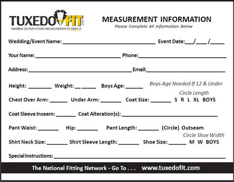 Terms » $30 off pf® rewards on tux or suit rental packages. measurement form - Rose Tuxedo: Wedding Tuxedo-Quince ...