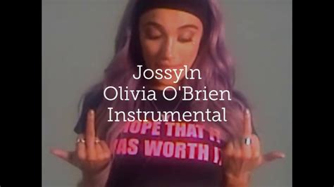 Josslyn Olivia Obrien Instrumental With Backing Vocals Youtube