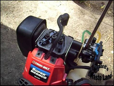 Usually there is a fine screen somewhere inside it to catch occasional sparks and this screen gets plugged with carbon and will not let the engine breath. Troy Bilt 4 Cycle Weed Eater | The Garden
