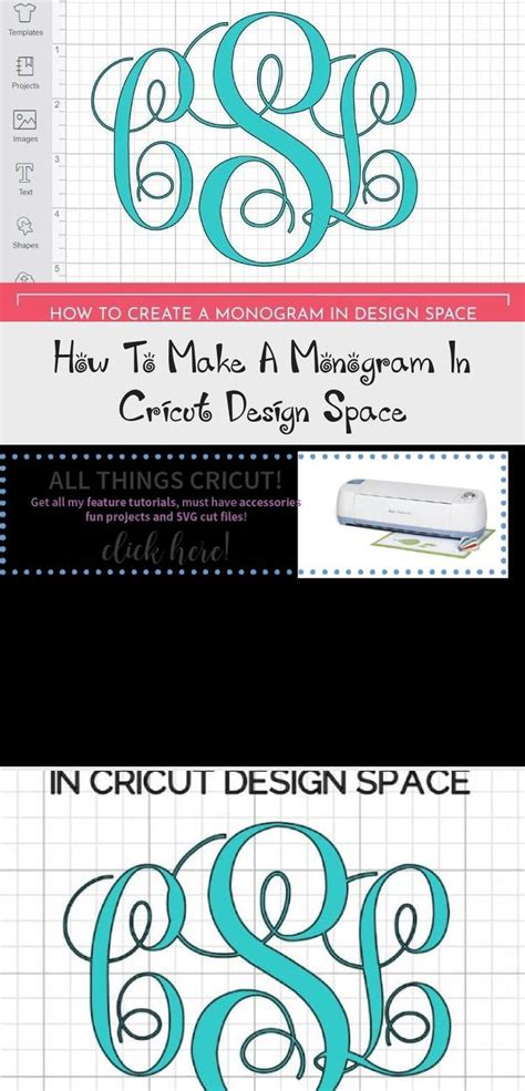 Join makers gonna learn and get $20 off using code: How To Make A Monogram In Cricut Design Space - İdeas in ...