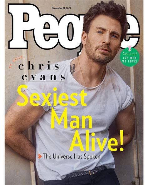Chris Evans Is People’s Sexiest Man Alive 2022 Bellanaija