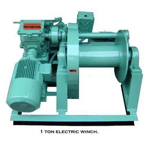 1 Ton Electric Winch At Rs 85000 Industrial Winches In Howrah Id