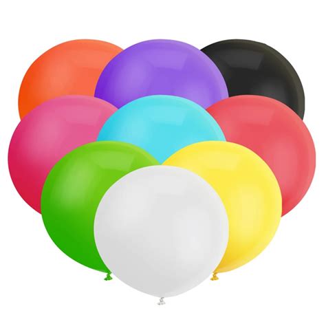 Buy Pcs Inch Big Balloons Assorted Large Latex Balloons Giant Heavy Duty Balloons For