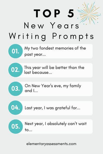 51 Exciting Best New Years Writing Prompts