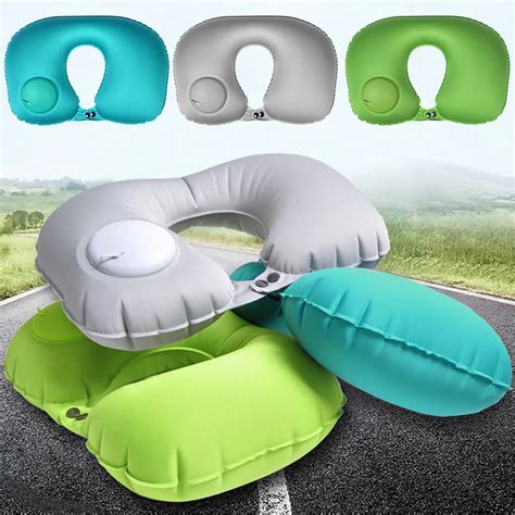 Buy 1pc Inflatable Air Pillows Neck Support Travel Sleeping Pillow Cervical Nap