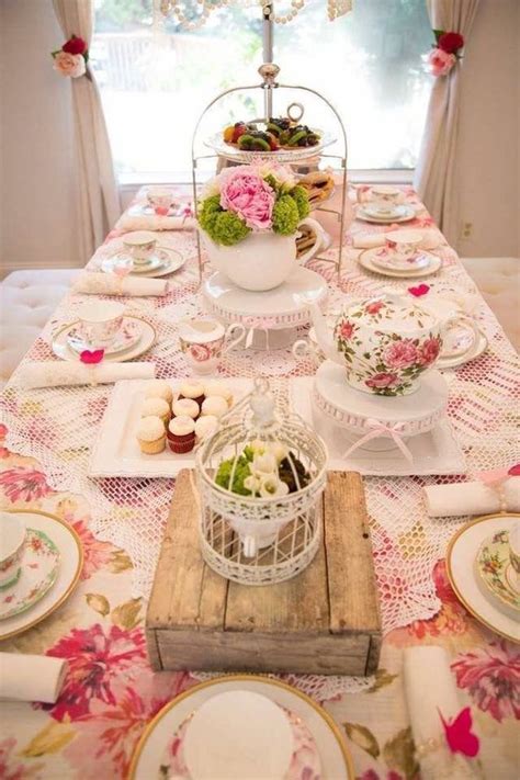 Set Your Table With An Inviting Color Scheme Spring Tea Party Tea Party Table Girls Tea Party
