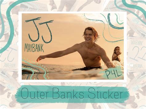 Outer Banks Sticker Jj Maybank Outer Banks Jj Rudy Pankow Etsy