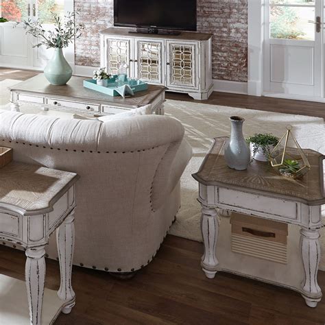 They showcase your plants, decorative accessories, favorite books, and magazines; Liberty Magnolia Manor Rectangle Coffee Table - Furniture ...