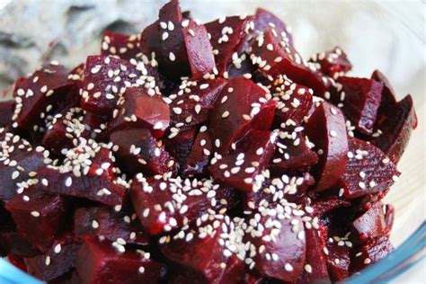 Salad Recipe Beet With Orange And Sesame Seeds — Eatwell101